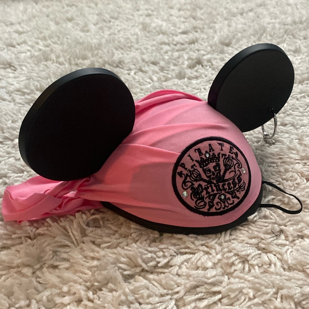 Disney Ears Pirates of the Caribbean Pink Hat from 1992